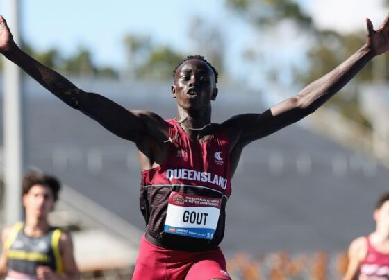 Gout Gout has drawn comparisons to a young Usain Bolt.