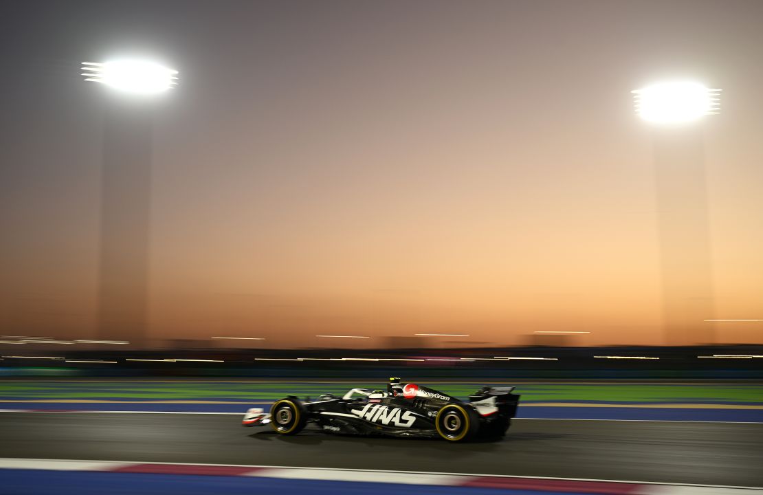 Haas' Nico Hulkenberg on track during practice ahead of the Qatar Grand Prix at Lusail International Circuit on November 29.