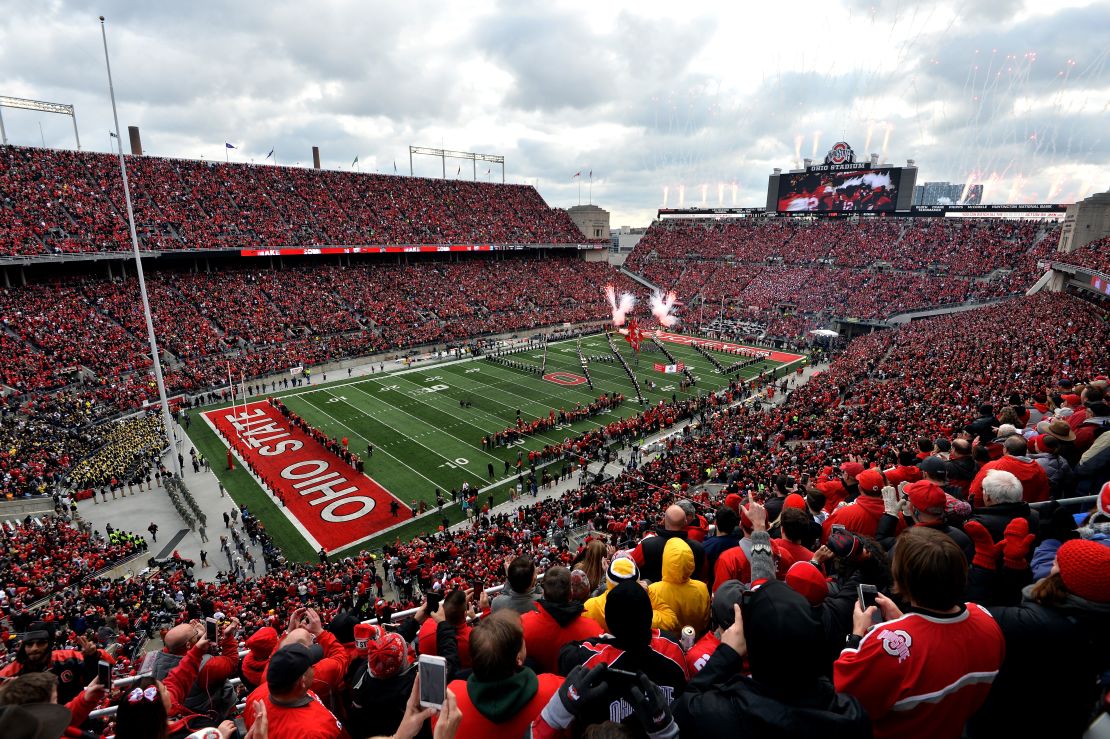 A general view of Ohio Stadium prior to the game between the Michigan Wolverines and Ohio State Buckeyes on November 26, 2016