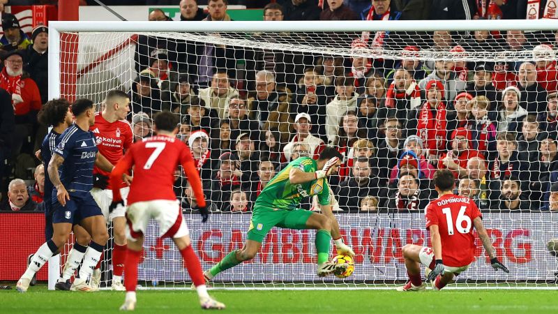 Aston Villa goalkeeper Emiliano Martínez makes ‘the best save ever’ in Premier League match against Nottingham Forest | CNN