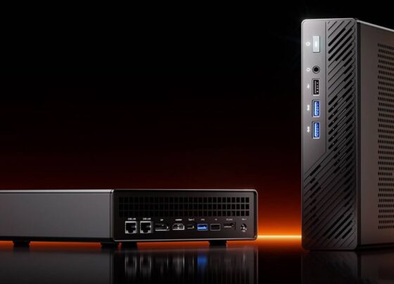 Build your own super mini PC with this $338 AMD AM5 barebone workstation that has OCuLink, two 2.5Gb LAN ports and can drive four 8K monitors once you add a GPU to its dock