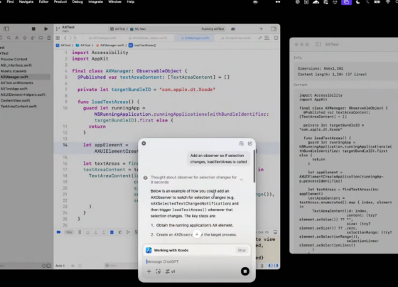 ChatGPT's Mac app gets a glowup with new coding and notetaking features