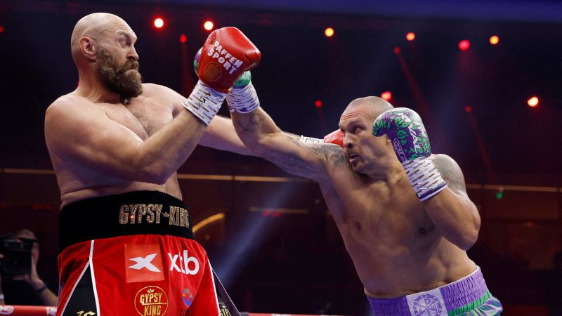 Oleksandr Usyk beats Tyson Fury again as highly anticipated rematch goes the distance | CNN