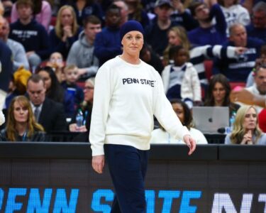 Penn State secured their eighth NCAA title in front of a record crowd at the KFC Yum! Center on Sunday.