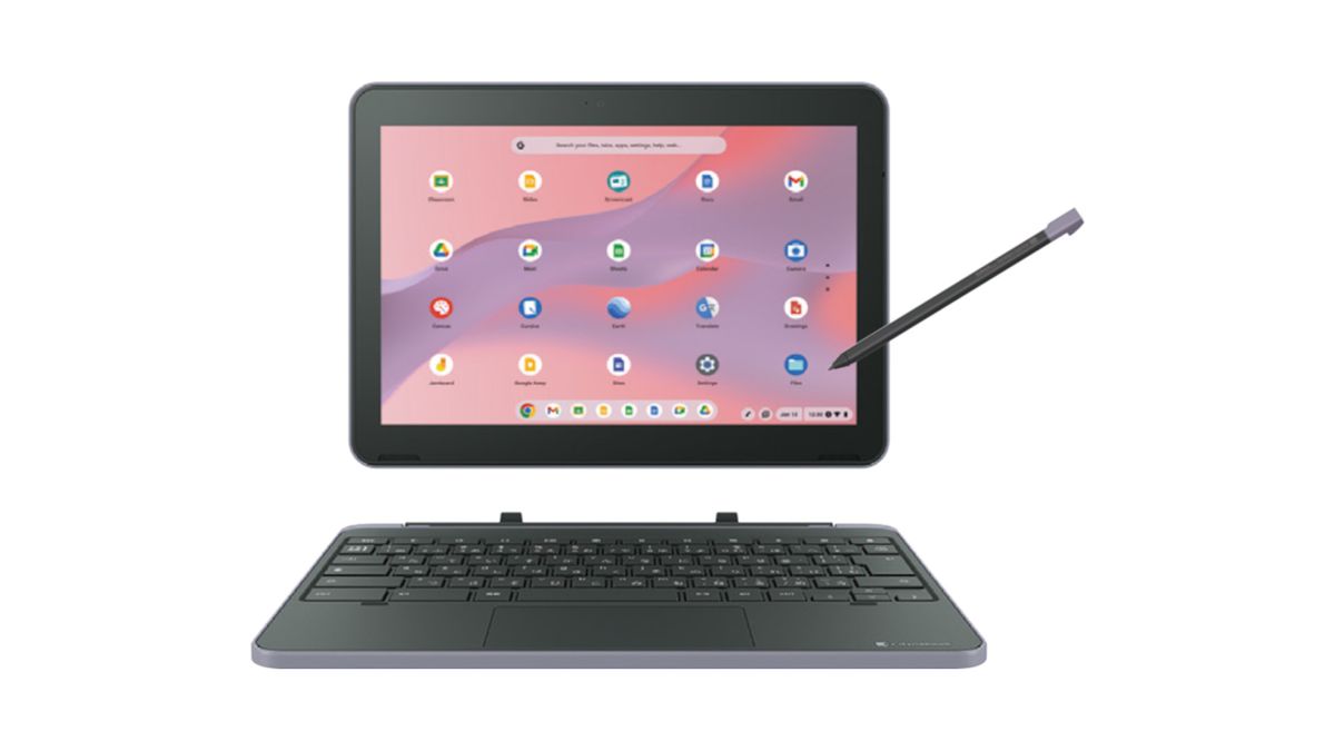 This is the first rugged convertible Chrome tablet ever launched, but you can only buy it in Japan: Dynabook Chromebook C70 comes with a docked pen as well as a proper keyboard