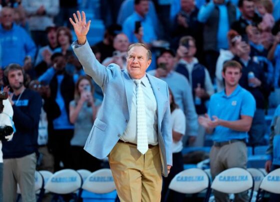 Bill Belichick gets enthusiastic reception at UNC basketball game having been unveiled as the school’s new football coach | CNN