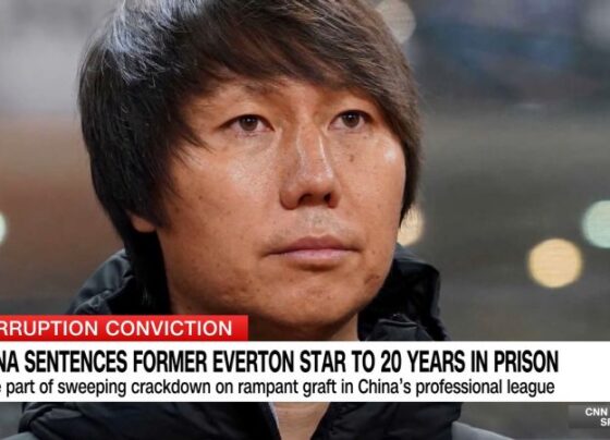 China sentences former Premier League soccer star to 20 years in prison for corruption | CNN