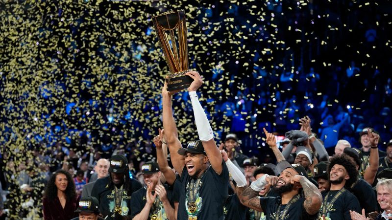 Giannis Antetokounmpo named MVP after leading Milwaukee Bucks to NBA Cup title | CNN