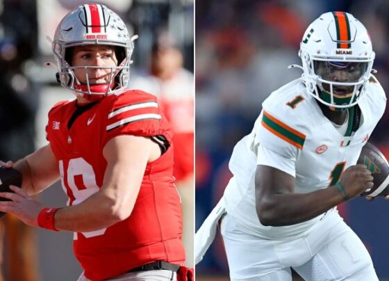 Ohio State and Miami tumble in College Football Playoff penultimate rankings | CNN