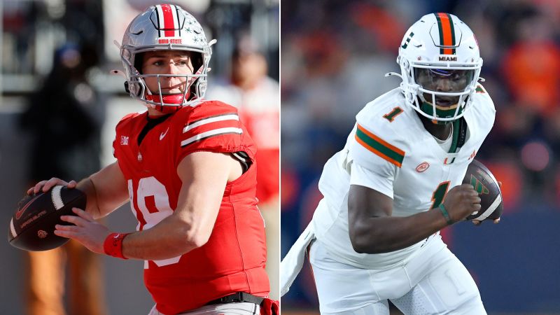 Ohio State and Miami tumble in College Football Playoff penultimate rankings | CNN