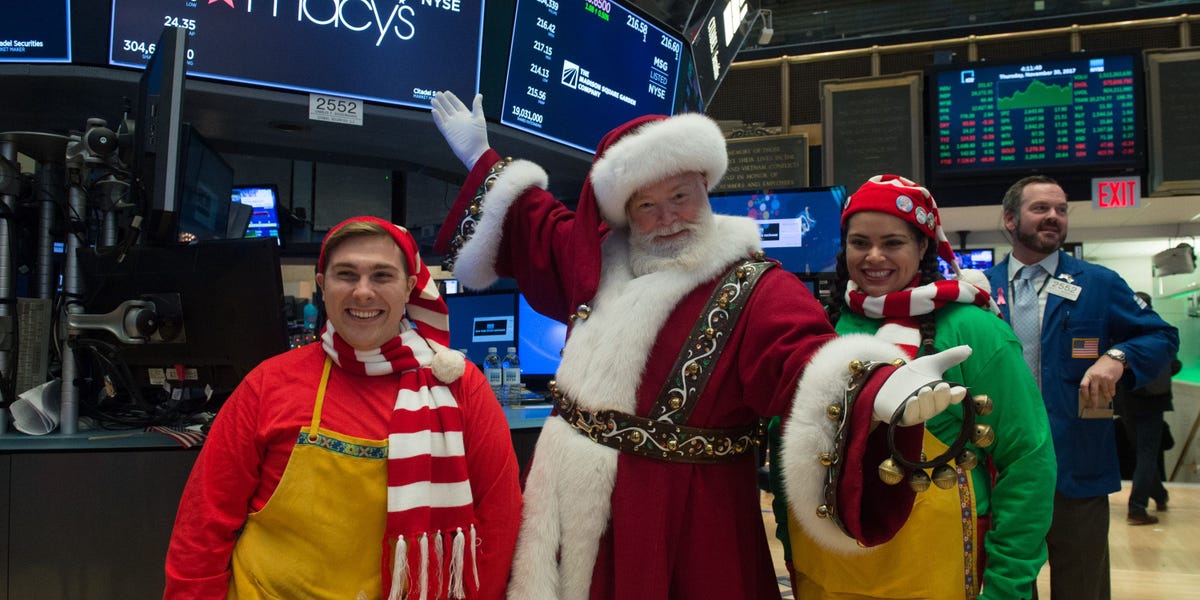 Stock market today: US stocks edge higher in shortened Christmas Eve trading session