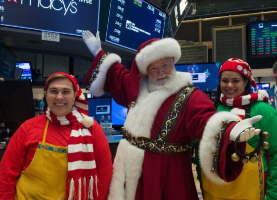 Stock market today: US stocks edge higher in shortened Christmas Eve trading session