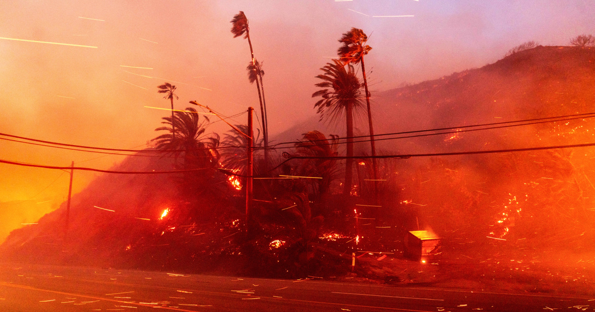 The dangerous combination fueling the L.A. fires: Exceptional dryness and strong winds