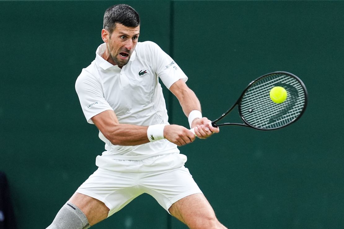 Djokovic has won Wimbledon an astounding seven times.