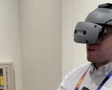 I tried Sony’s Xyn 3D headset prototype with a unique mixed reality feature, and it’s a blast to build worlds in it