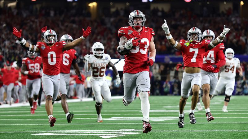 Jack Sawyer’s epic fumble return for a touchdown seals Ohio State’s trip to the college football national championship game | CNN