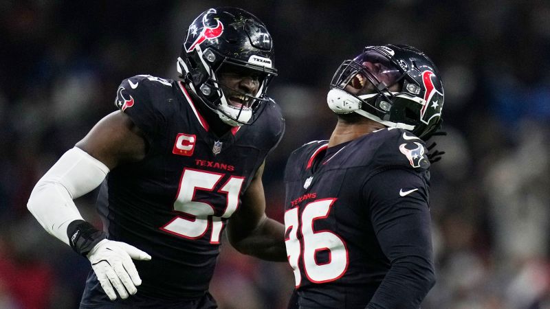 Houston Texans overcome slow start to rout Los Angeles Chargers in chaotic playoff matchup | CNN