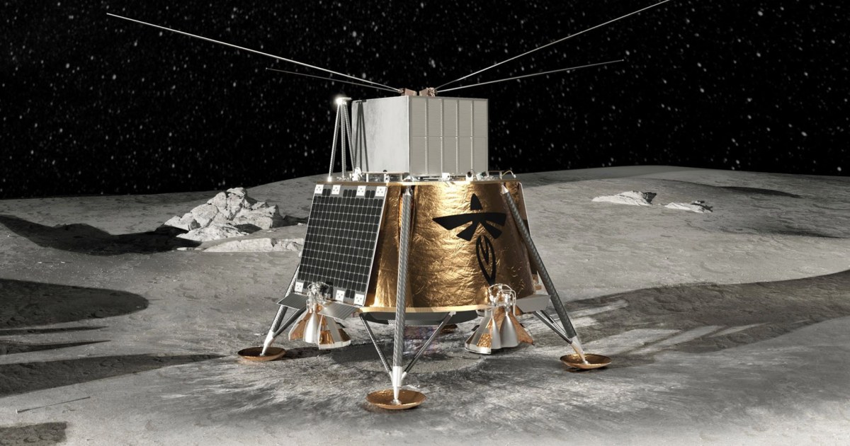 Two lunar landers are about to launch to the moon aboard a SpaceX rocket