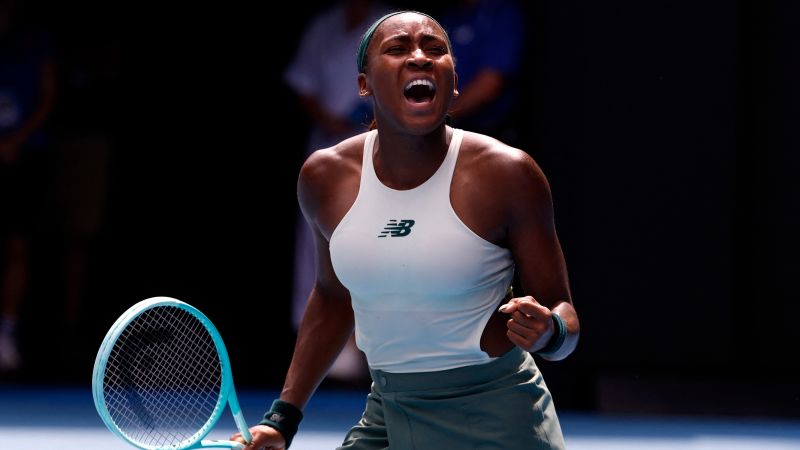 Coco Gauff advances to Australian Open quarterfinals, mourns TikTok shutting down in US | CNN