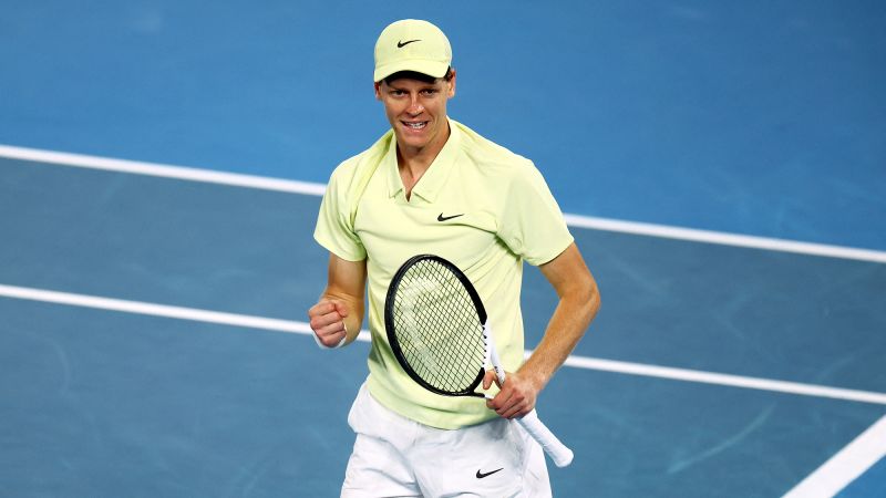 Australian Open: Defending champion Jannik Sinner defeats American Ben Shelton in straight sets to reach final | CNN