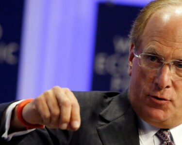 Inflation could drive bond yields to 20-year highs and shock the stock market, BlackRock chief Larry Fink says