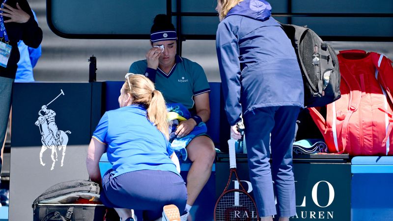 Ons Jabeur struggles with breathing problems during Australian Open win | CNN