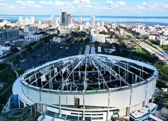 Rays commit to Tropicana Field repairs, but time is ticking for 2026 opener | CNN