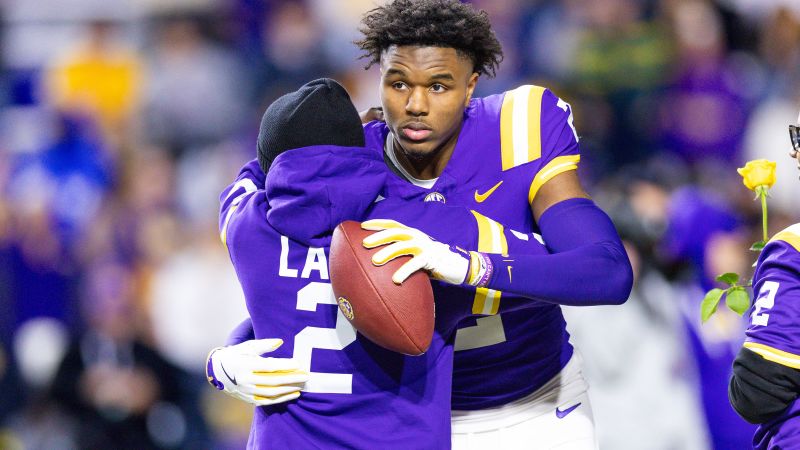 Standout LSU wide receiver Kyren Lacy wanted by police following deadly hit-and-run crash | CNN