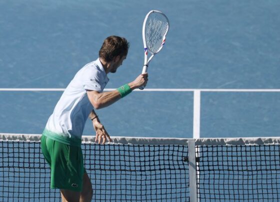 Tennis star Daniil Medvedev destroys camera attached to net during tough Australian Open victory | CNN