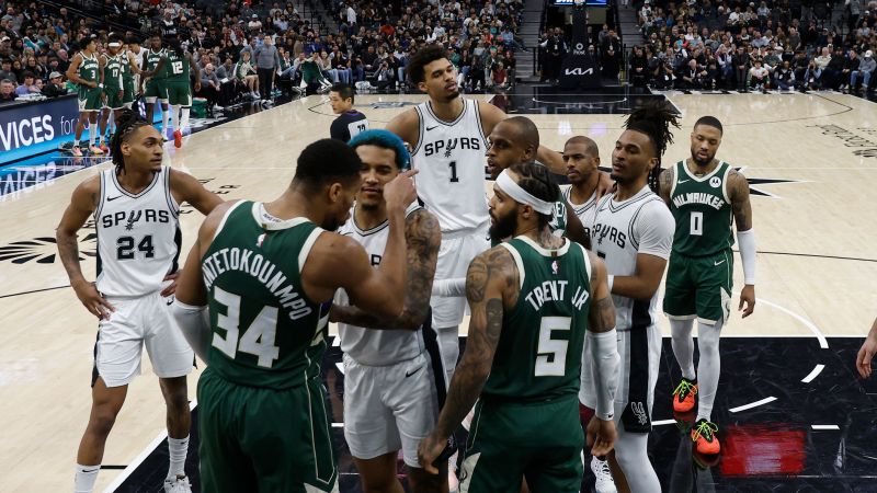 Giannis Antetokounmpo left furious after scuffle with Chris Paul during Milwaukee Bucks’ defeat against San Antonio Spurs | CNN