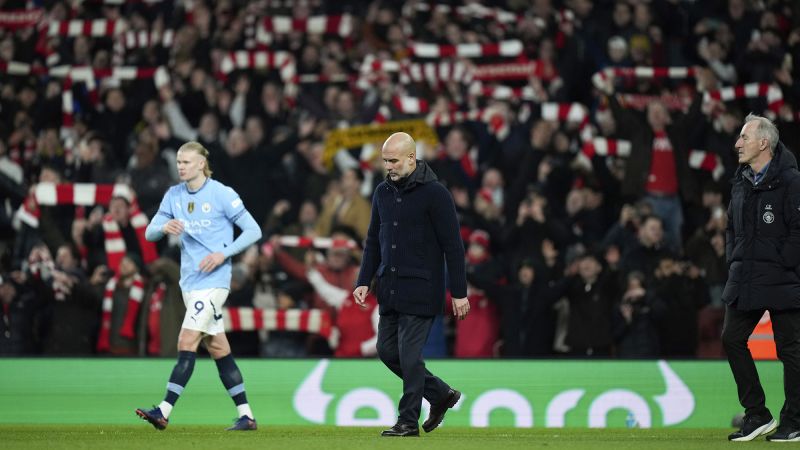 Arsenal thrashes Manchester City to pile even more pressure on Pep Guardiola | CNN