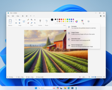 Microsoft Paint brushes up on AI