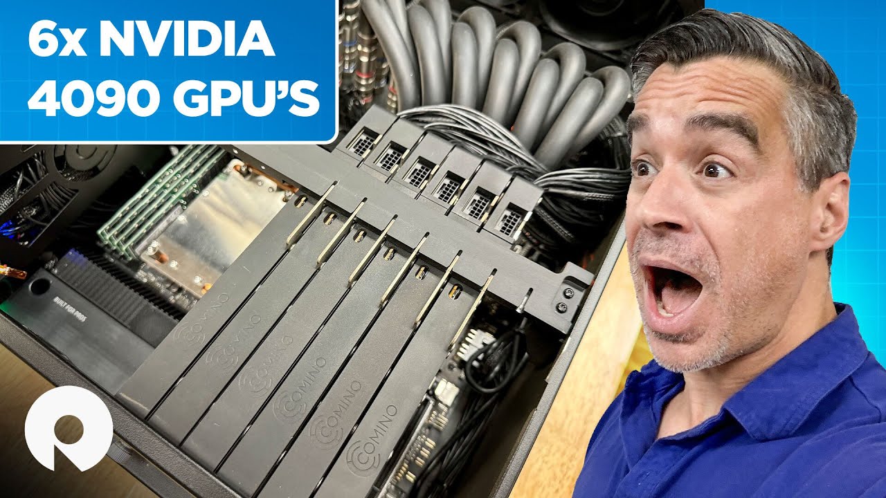 Is Six Enough? Liquid-Cooled NVIDIA 4090 GPUs! - YouTube