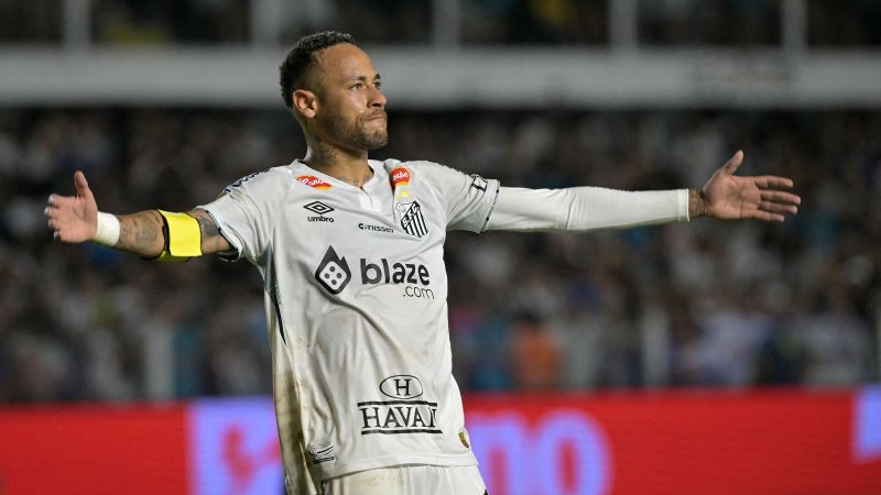 Neymar left speechless after making first appearance for Santos since return to Brazilian club | CNN