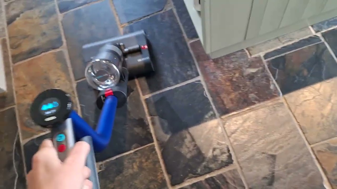 Dyson WashG1 - Flagstone floor test - YouTube