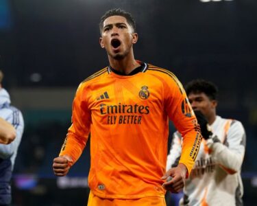 Last-gasp winner from Jude Bellingham gives Real Madrid advantage in Champions League playoff against Manchester City | CNN