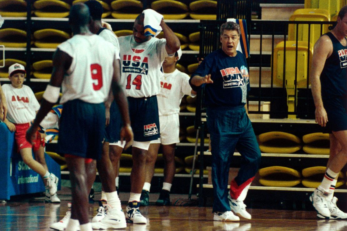 Coach Chuck Daly was determined to prevent the score from leaking to the press.