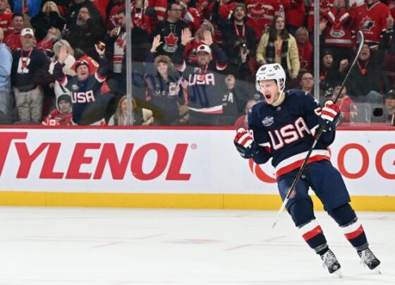 Tensions ignited right after puck drop between USA and Canada as three fights broke out in the first nine seconds of the game.