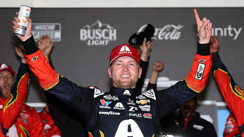 William Byron wins rain-filled Daytona 500 for second consecutive year | CNN