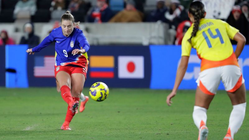 Ally Sentnor scores stunning goal as USWNT beats Colombia in SheBelieves Cup | CNN