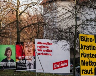 Friedrich Merz, CDU/CSU, chancellor candidate and leader of the German Christian Democrats (CDU).