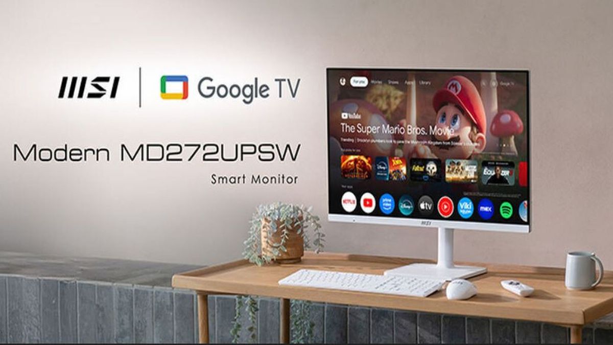 More vendors pushing the smart monitor narrative and MSI just launched a new work display that has Google TV and a remote