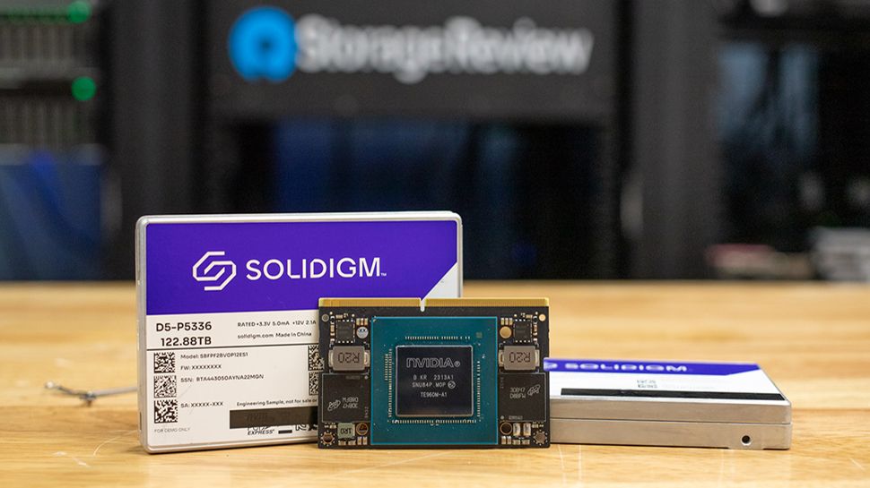 This the first 122.88TB SSD ever, the Solidigm DP-P5336 and someone tested it with DeepSeek and Nvidia’s cutest motherboard