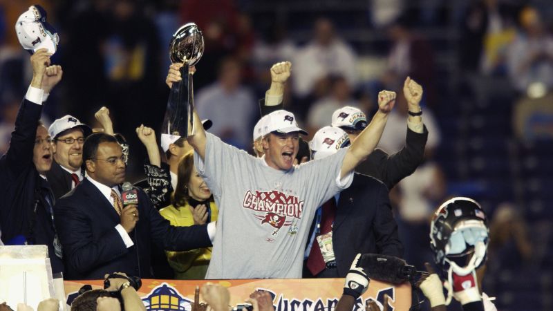 Tampa Bay Buccaneers reinstate Super Bowl-winning coach Jon Gruden into Ring of Honor | CNN