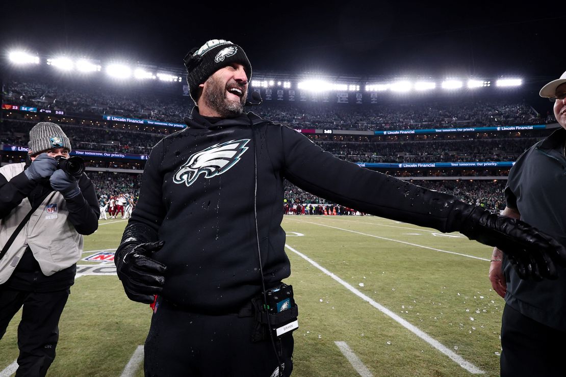 Sirianni is looking to win the Eagles' second ever Super Bowl title.