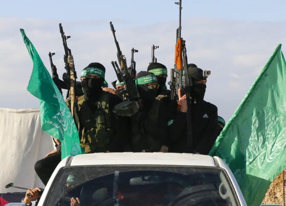 Hamas hands over three Israeli hostages to Red Cross in central Gaza