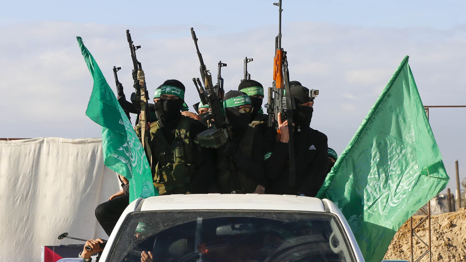 Hamas hands over three Israeli hostages to Red Cross in central Gaza