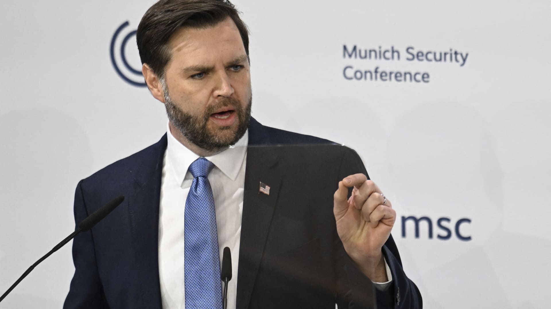 JD Vance Munich Security speech criticizes European democracy