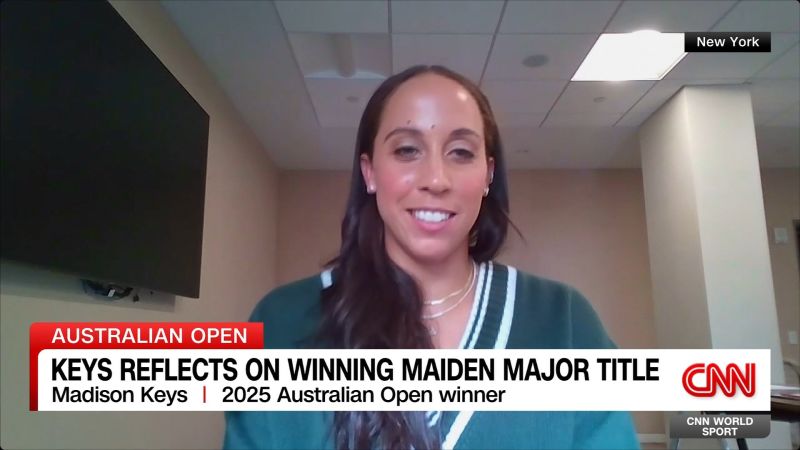 Keys reflects on winning maiden major title | CNN