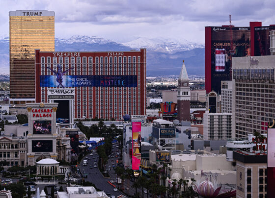 Las Vegas finally breaks its streak of 214 dry days — with 0.01 inches of rain